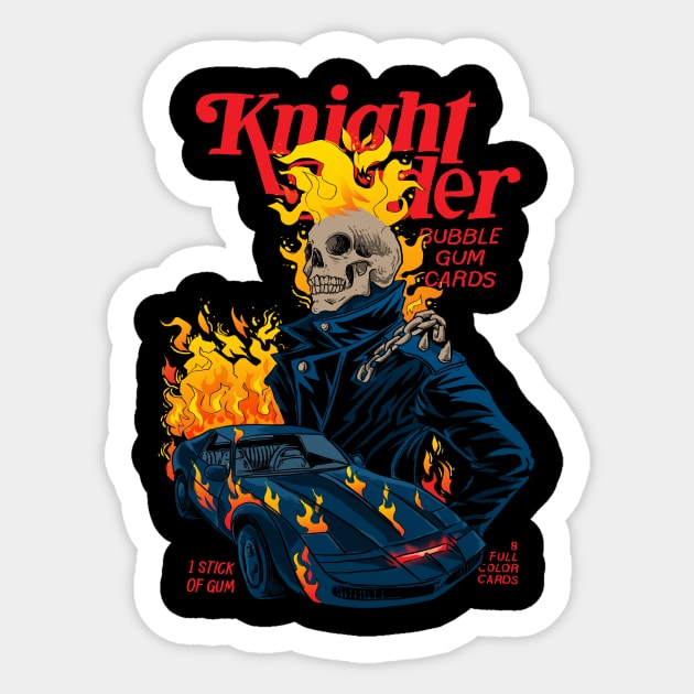 Ghost Knight Rider Sticker by jangkarkita